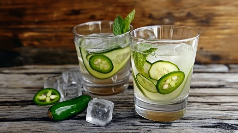 Gin con jalapeño y pepino: Una combinación refrescante y picante